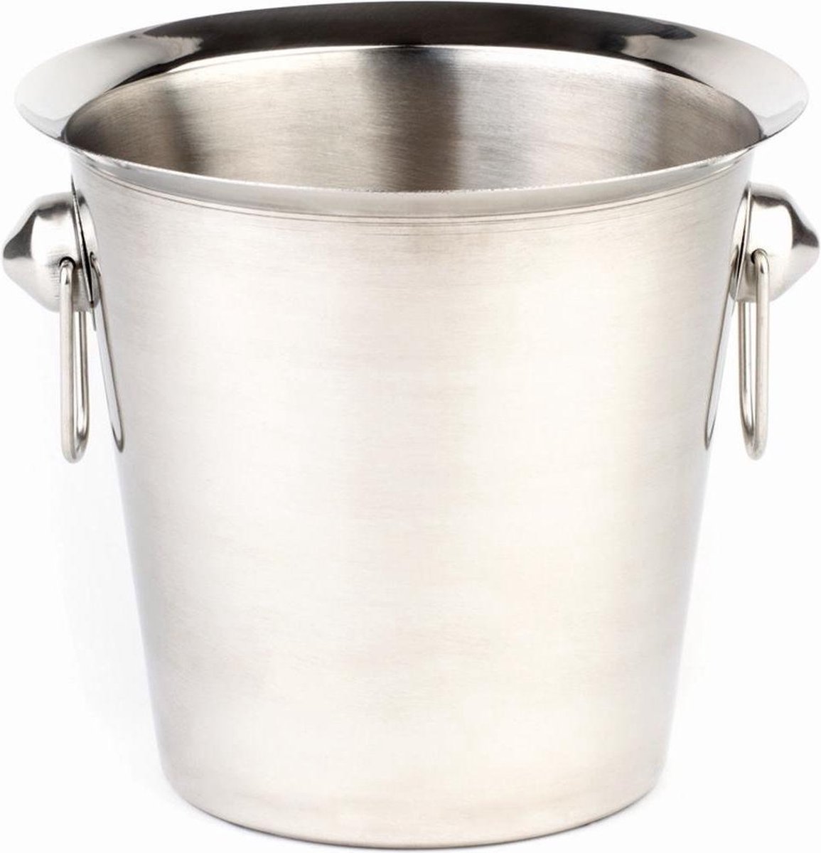 Secchiello per il ghiaccio diametro 20 cm altezza 19 cm - Inox.