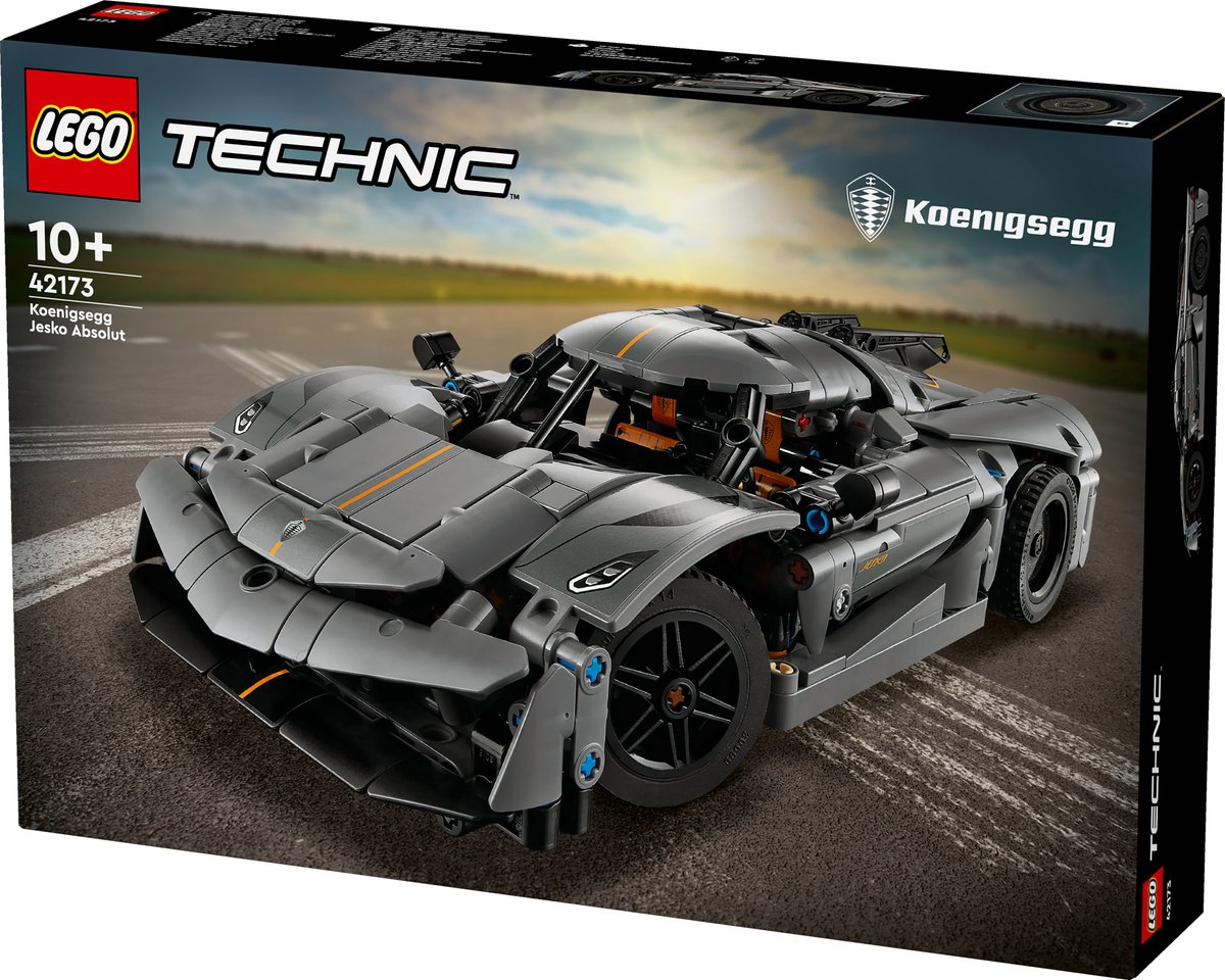 LEGO Technic - Koenigsegg Jesko Absolut grijze hypercar - 42173 — afbeelding 18