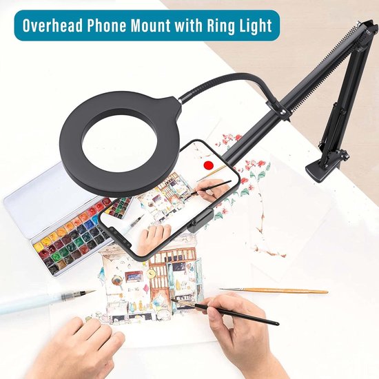 Overhead Camera Mount, 1Set Content Creator Kit met 25,5 cm verstelbare