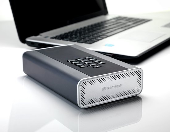 iStorage diskAshur DT2 - externe harde schijf - 10 TB - Cijfercode - Zwart - Grafiet van Merkloos — afbeelding 5