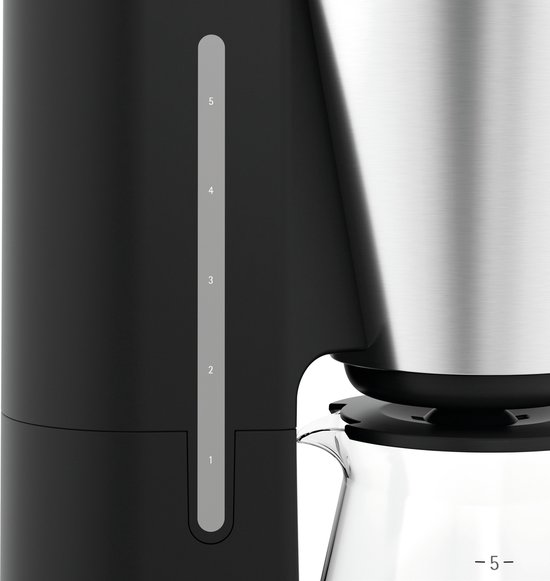 WMF KITCHENminis 0412270011 - Filter-koffiezetapparaat - Compact - 5 Kopjes - Zwart/RVS - Thermoskan