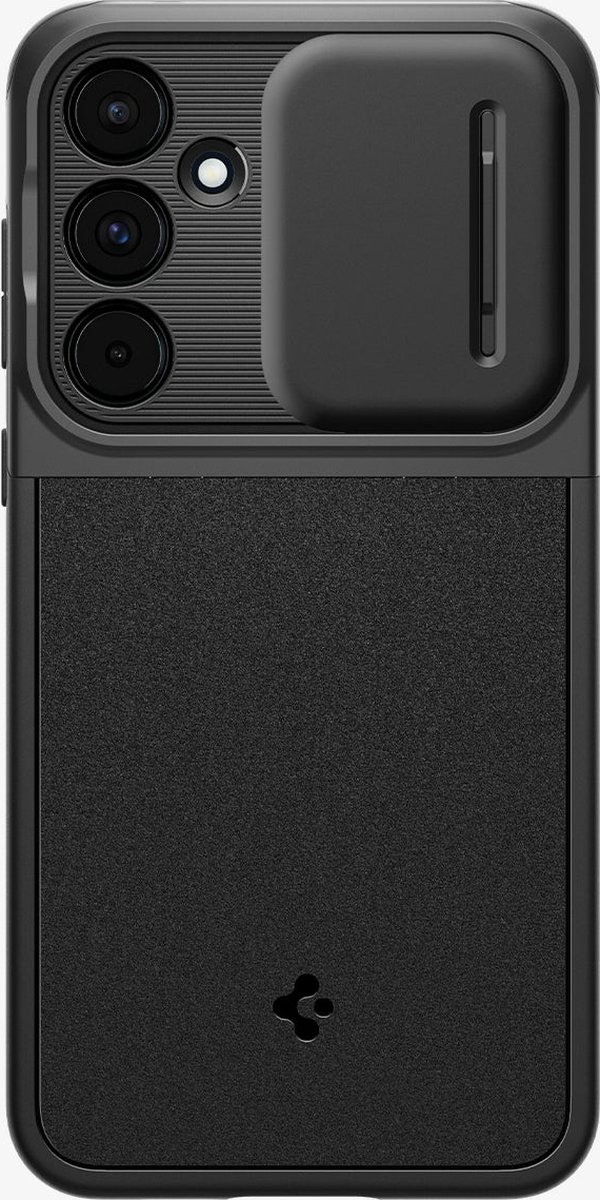 Spigen Optik Armor Samsung Galaxy A55 Hoesje Camera Slider Zwart