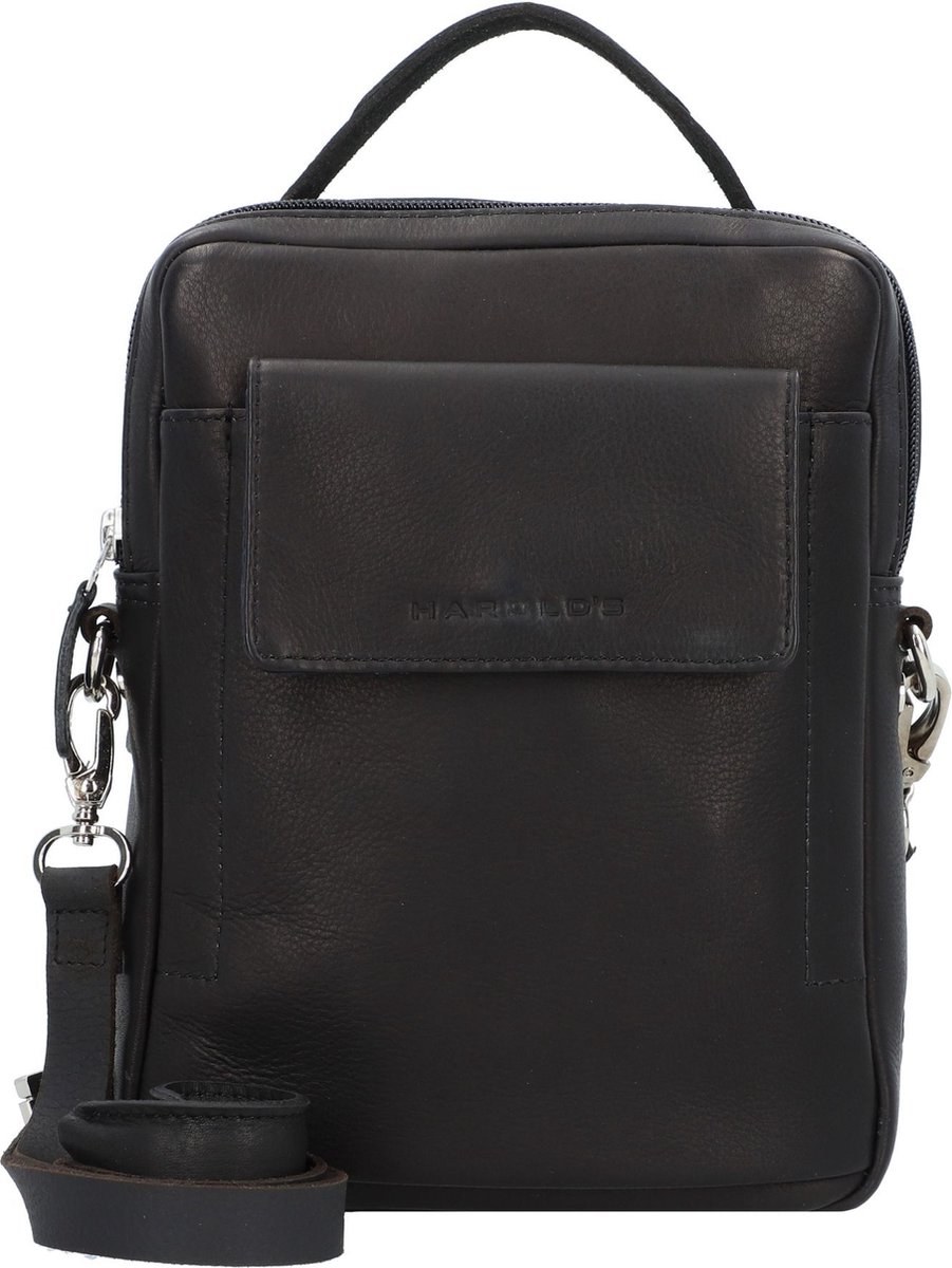 Harold's Country Schoudertas Leer 18.5 cm - Jongens - schwarz