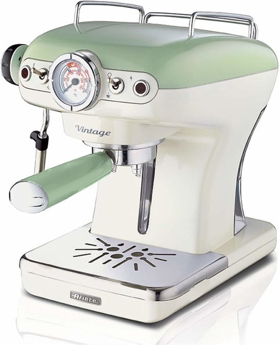 Ariete Vintage Espressomachine 900W 0,9L Groen - Ariete - €152,22