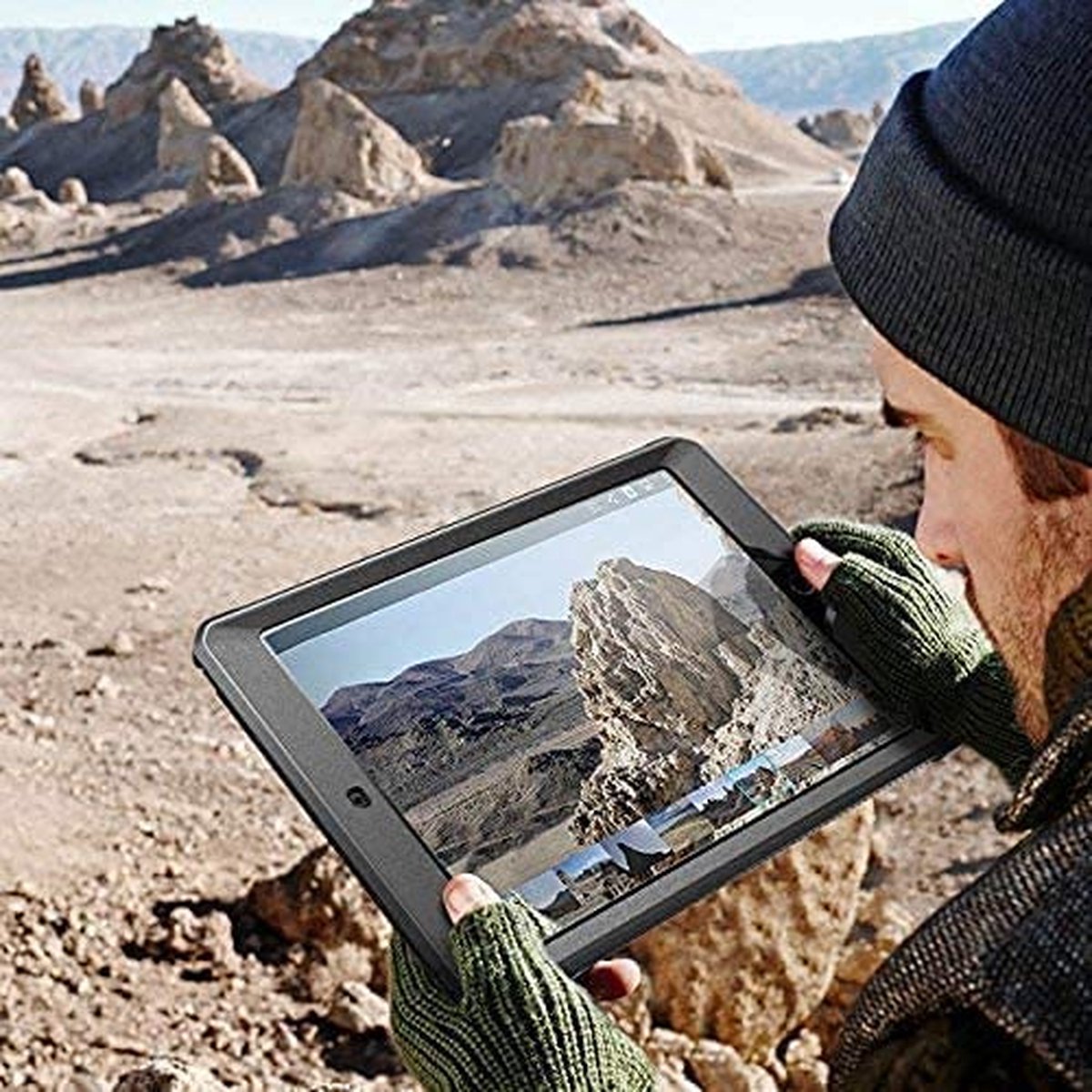 Supcase Apple iPad (2017); Apple iPad (2018) hoes Unicorn Beetle Pro zwart