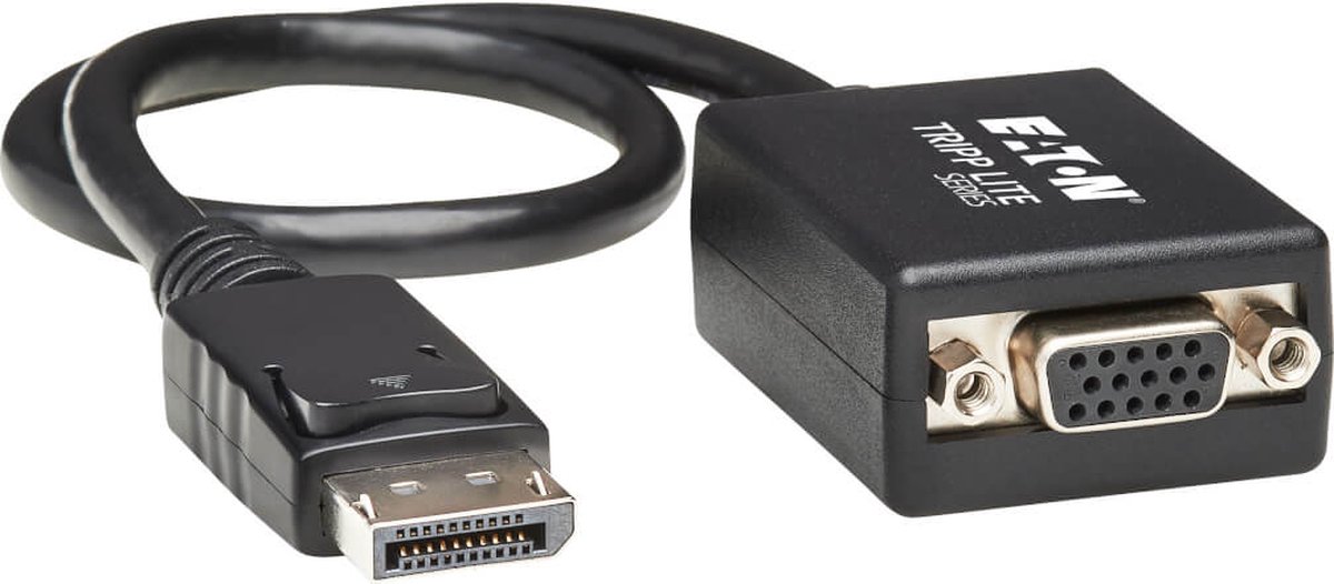 Tripp Lite P134-001-VGA video kabel adapter 0,31 m VGA (D-Sub) DisplayPort Zwart