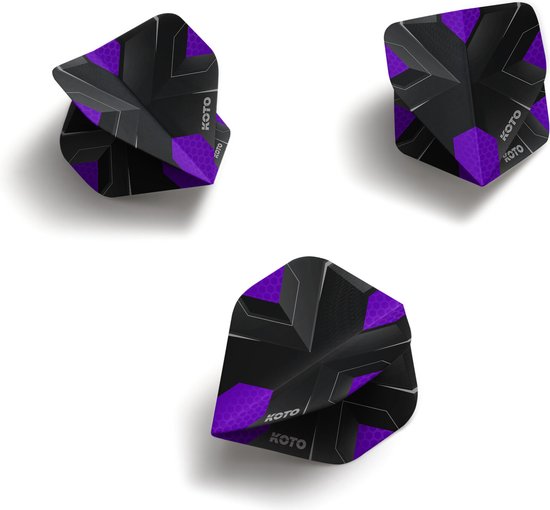 KOTO ZIZ-X NO2 Purple - Dart Flights van KOTO — afbeelding 4