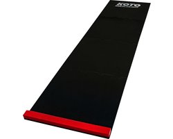 KOTO Puzzle Dartmat Rood + Oche 237 x 60 cm