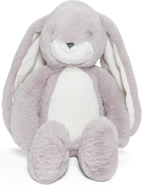 Bunnies By The Bay Floppy Nibble Konijn - Knuffeldier - Knuffel voor kinderen - Geborduurde details - 44 cm - Lila