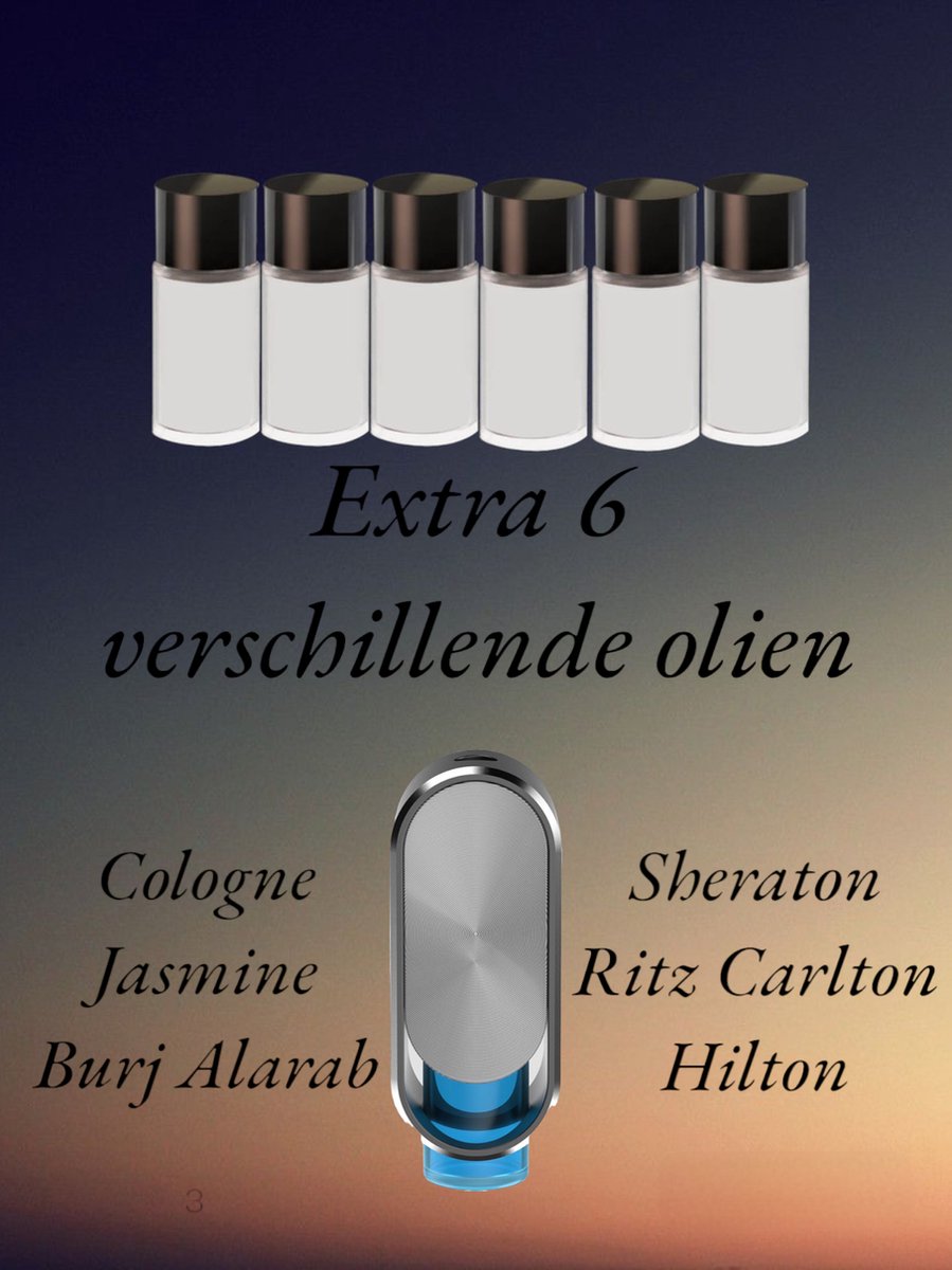 Goedkoopste Car aroma diffuser Met 10x8 ml essentiële olien - Auto aroma diffuser - Auto parfum diffuser - Car diffuser - Car perfume - Auto verfrisser - Auto luchtverfrisser - Autoparfum - Auto accessoires