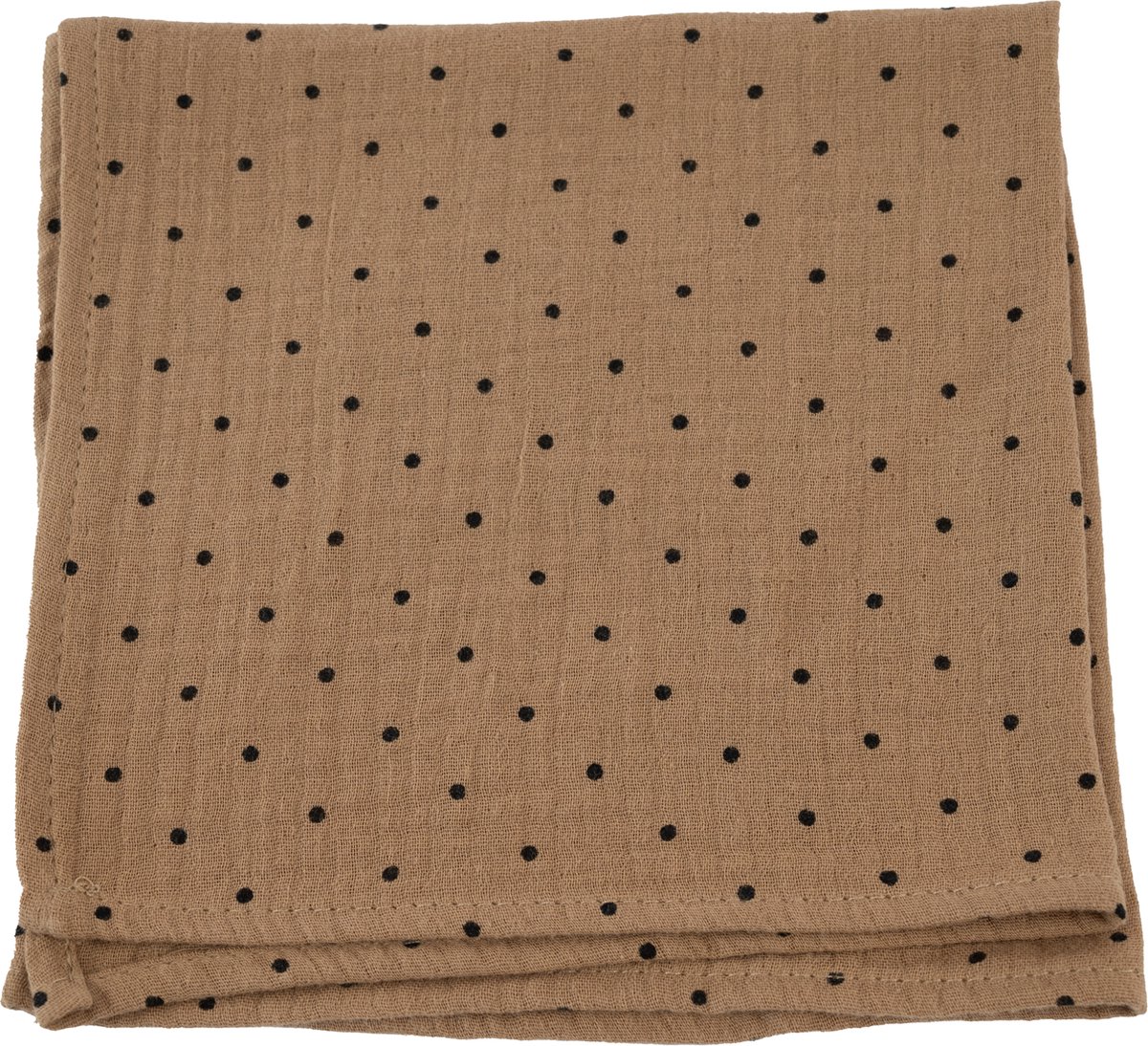 Goedkoopste Honeybears hydrofiele doeken - 2 stuks - Inbakerdoek hydrofiel baby – Hydrofiele luierdoek – Hydrofiele doek - Bruin met zwarte stippen – 40 X 38 CM