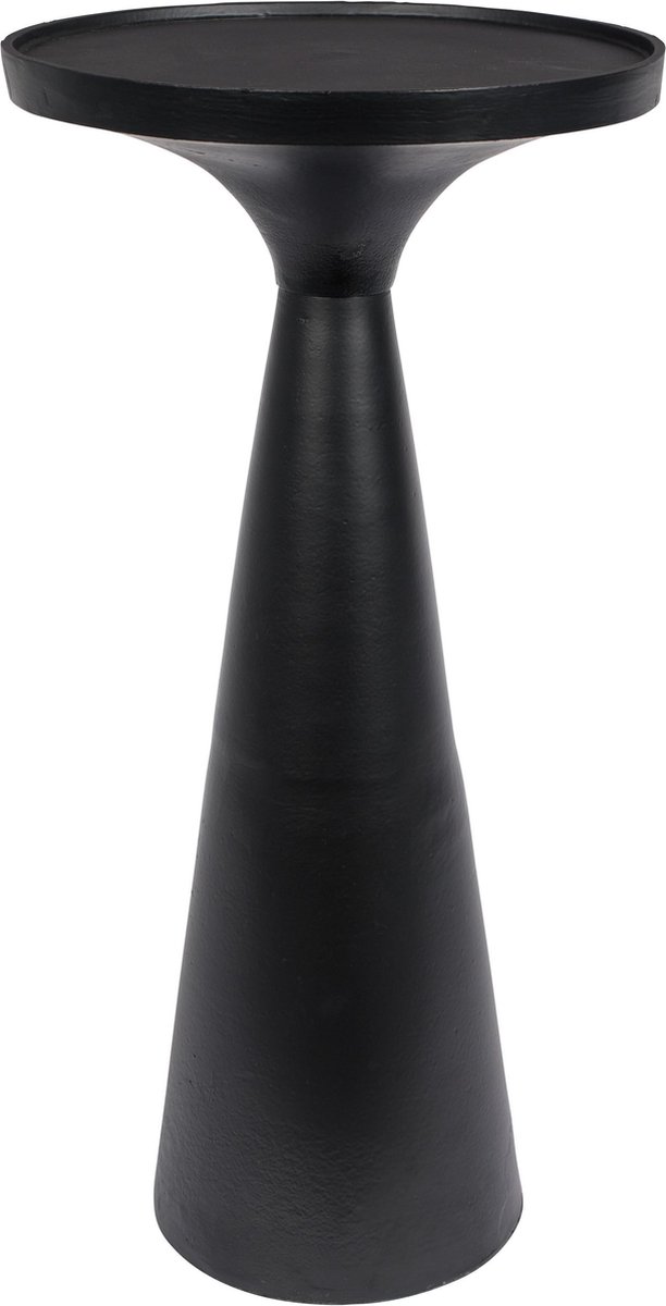 Floss Bijzettafel Rond 28 cm Zwart