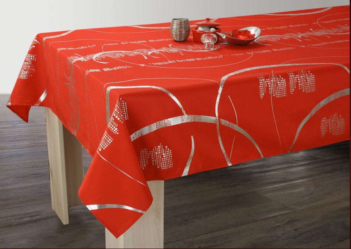 Tafelkleed anti-vlek Lavande naturel 350 x 150 cm Tafellaken - Decoratieve Tafel Accessoires - Woonkamer Decoratie - Bonne et Plus®