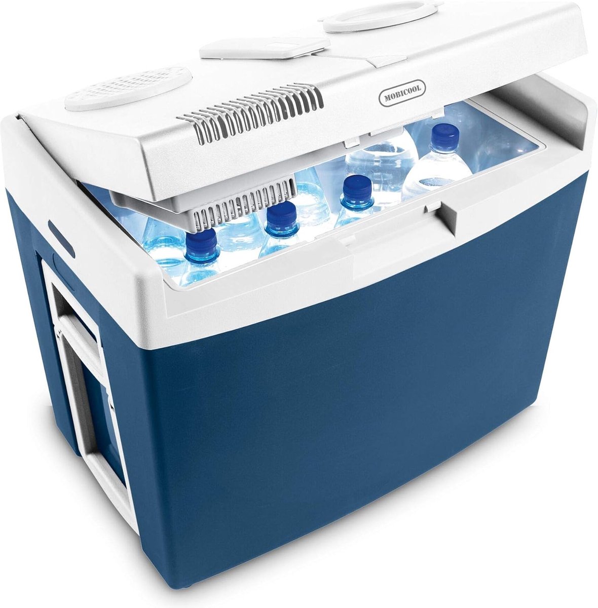 Draagbare elektrische Koelbox 34 Liter 12 Volt DC en 100-240 V AC - Mini koelkast voor auto vrachtwagen boot en stopcontact
