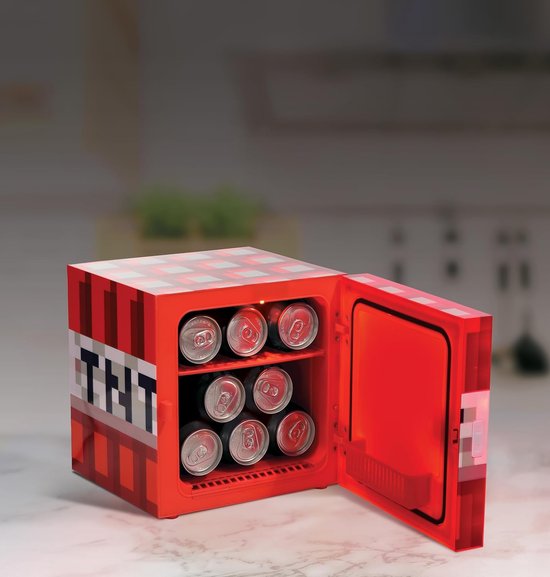 Ukonic Minecraft TNT mini fridge 220 V / 12 V - Koelbox met Minikoelkast-Functie — afbeelding 4