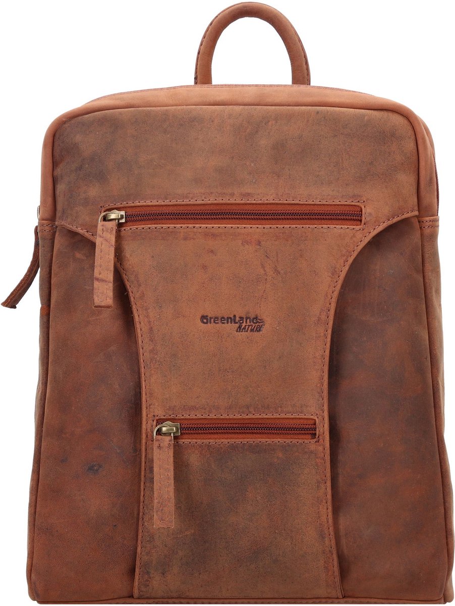 GreenLand Nature Leren Vrije tijd rugzak Rugzak Montenegro Backpack A4 Brown Bruine
