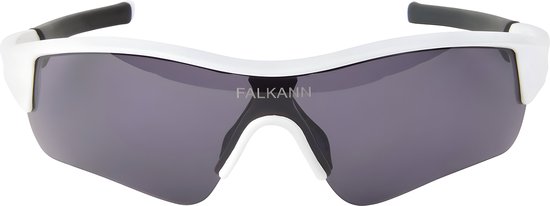 Falkann X Gepolariseerde Fietsbril Set - Sportbril / Zonnebril - UV400 - Wit / Zwart — afbeelding 2