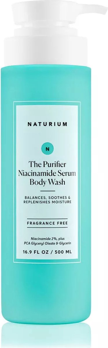 Naturium The Purifier Niacinamide Body Wash Parfum-vrij - Douchegel - Huidverzorging - Cooling Cleanser - 500ml