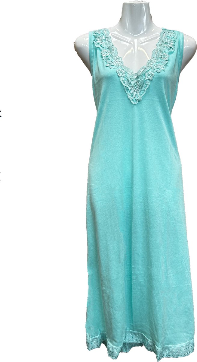 Dames Nachthemd Mint Groen 2XL