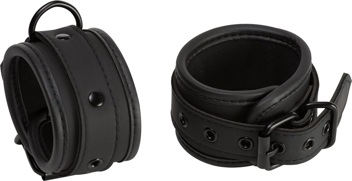 665 Leather - Handboeien - Verstelbaar - Bevat D Ring - Neoprene Wrist Restraints