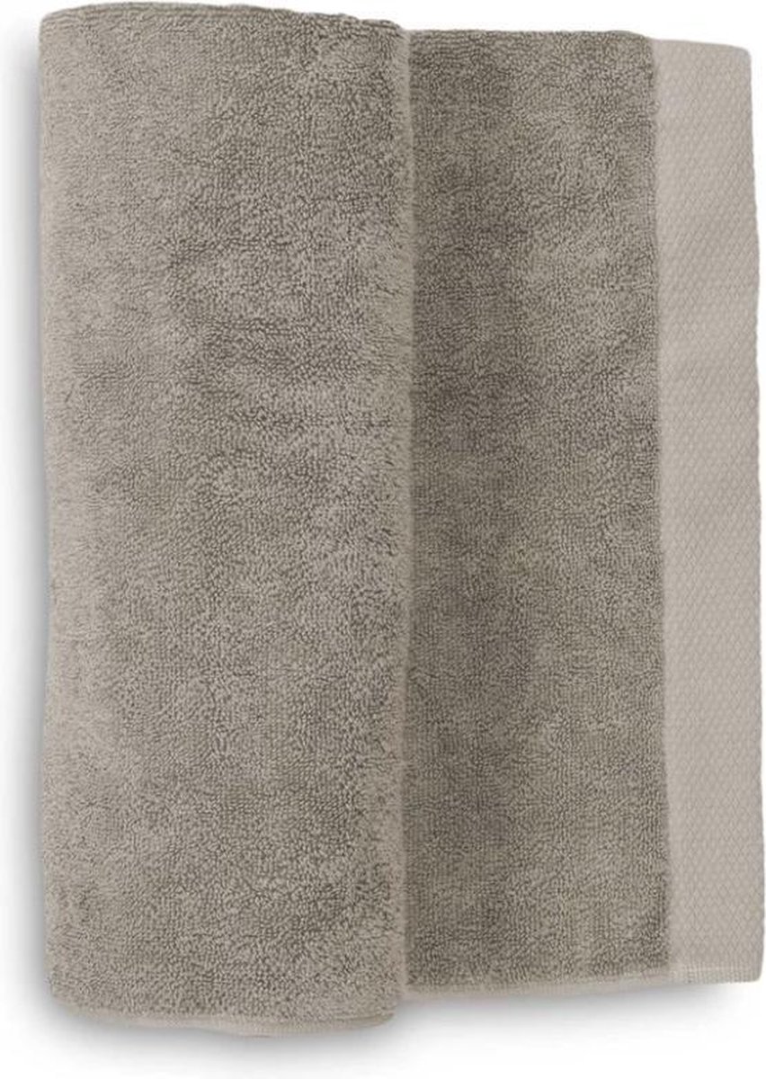 Premium Badhanddoeken Katoen Taupe | 50x100 | Set Van Drie | Europees Kwaliteit