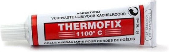 Foto: Thermofix vuurvaste hittebestendige lijm tube 70 ml hittebestendig tot 1100 c