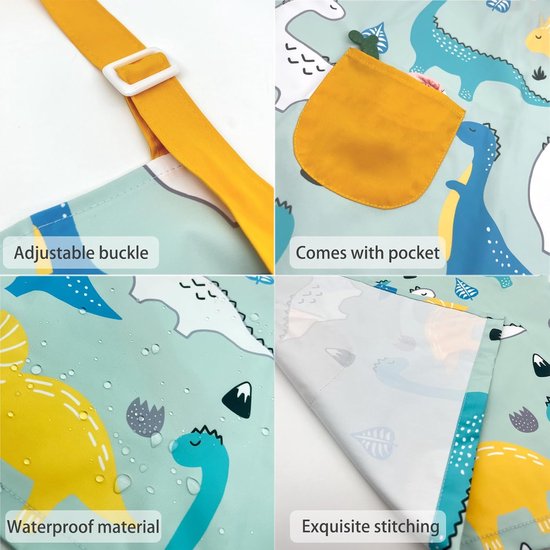 2 schone witte schorten, comfortabel kookschort voor kinderen van 7-13 jaar, verstelbaar kookschort voor schilderen, witte stoffen schorten voor kinderkunstenaars om thuis te koken, tekenen, knutselen