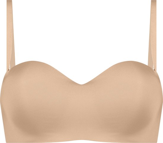 Hunkemöller Dames Lingerie Voorgevormde strapless beugel-bh Smooth - Beige - maat D80