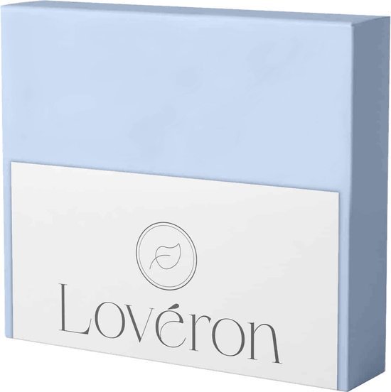 Lovéron kussensloop - Katoen - 2 stuks - 50x70 cm - Hemel blauw