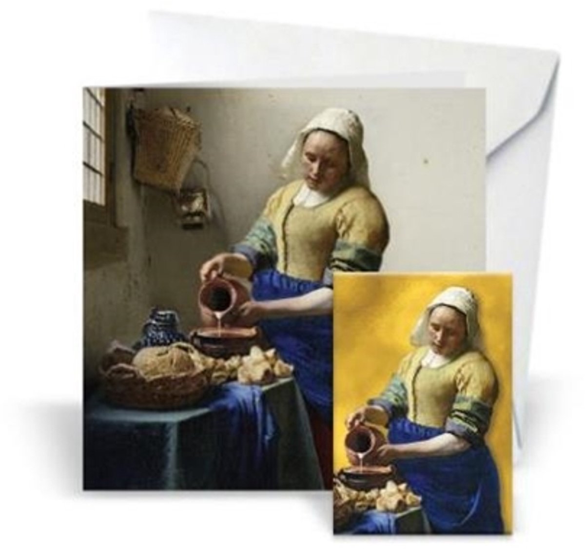Het Melkmeisje giftcard met magneet