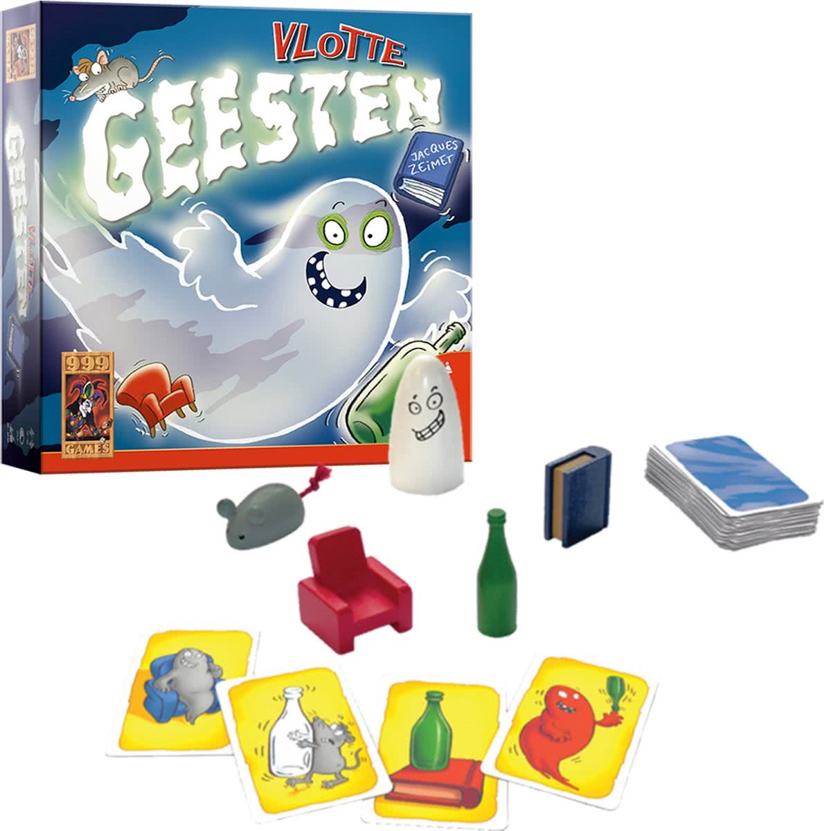 999 Games - Vlotte Geesten - Actiespel - Leuk snel spel voor tussendoor - Familiespel - Gezelschapsspel - Kinderspel - Klein cadeautje — afbeelding 9