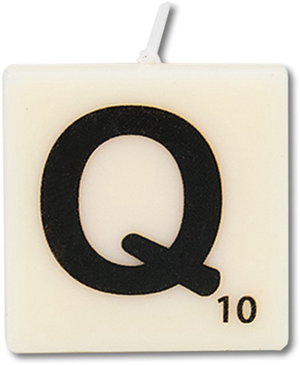 Paper dreams Paperdreams Letter Kaarsje Q, 4st. wit