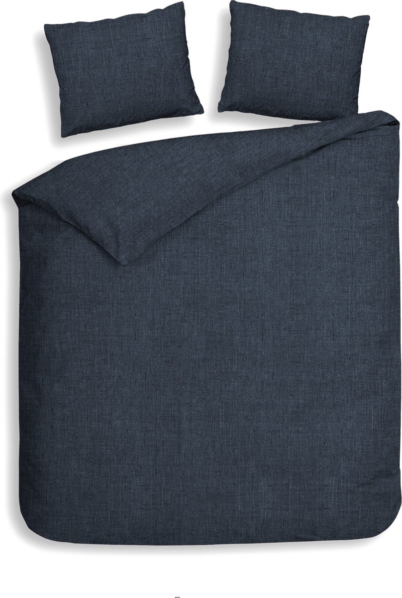 Heckettlane Heckett & Lane Flanel dekbedovertrek Franela (Blue Horizon)-240x200/220 cm