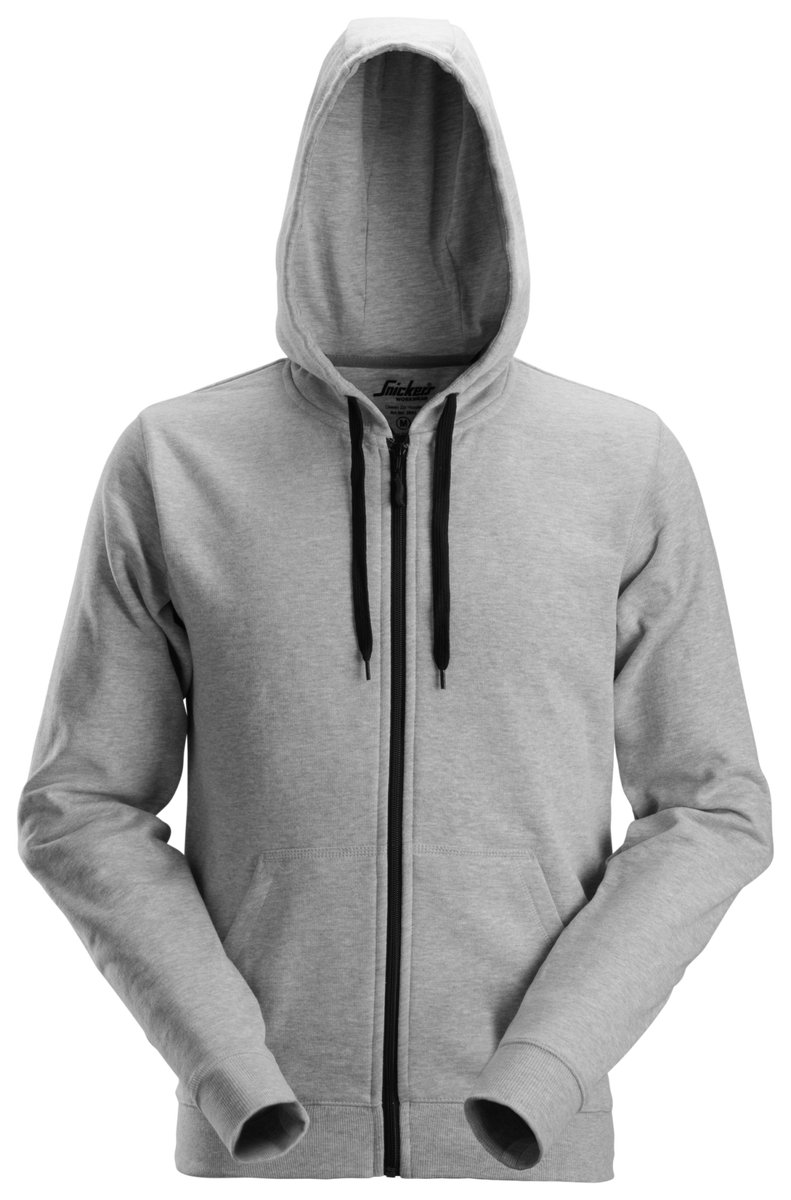 Snickers 2801 Classic Zip Hoodie - Grijs - L