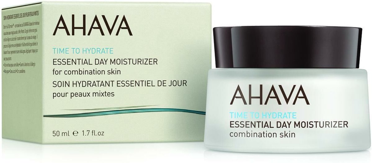Goedkoopste AHAVA Dagcreme - Olievrije Hydratatie voor Gecombineerde Huid | Minimaliseert Poriën & Anti-Glans | Moisturizer voor een droge huid & gezicht | Gezichtscreme voor mannen & vrouwen - 50ml