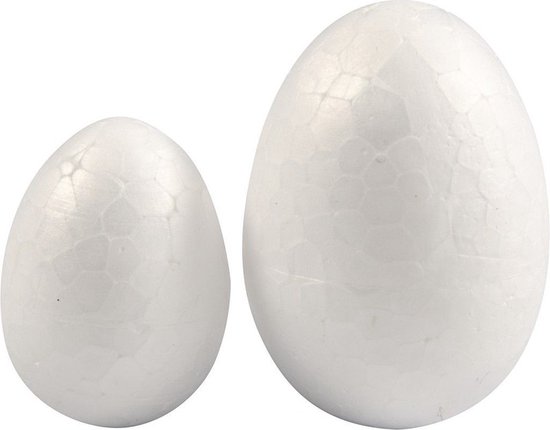 Foam eieren setje voorzien van paas design