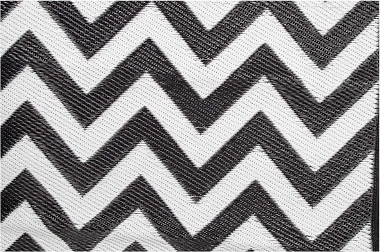 Bo-Camp - Chill mat - Wave - M - Zwart/wit van Bo-Camp — afbeelding 2