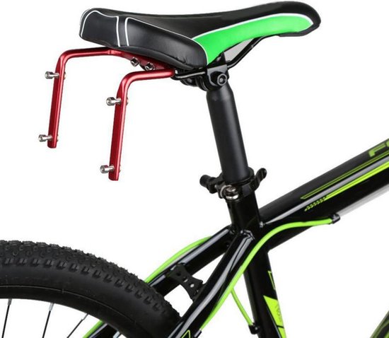 1 Stuks (Rood) Bidonhouder Connector - Bidonhouder zadel - Bidonhouders - Bidonhouder fiets - Voor Bidonhouder racefiets, Mountainbike,marathonfiets - Bidonhouder - Fiets Aluminium dubbele bidonhouders achteraan Connector — afbeelding 5