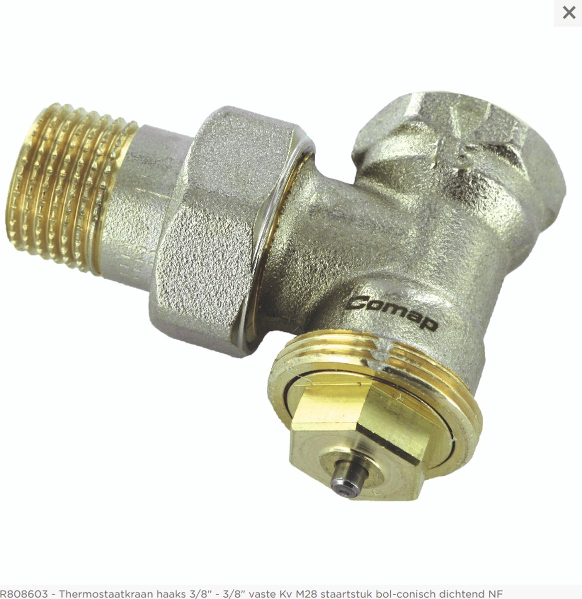Comap 808 thermostatisch kraanlichaam haaks binnendraad 3/8F.