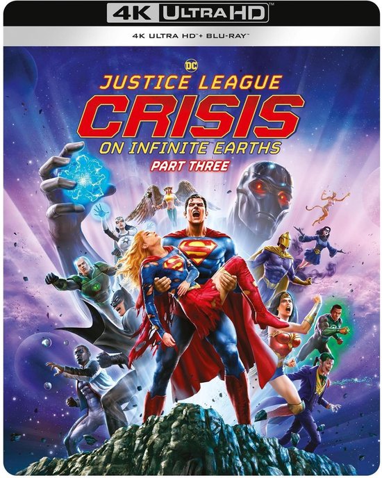 Foto: Justice league crisis on infinite earths part three 4k ultra hd blu ray limited edition steelbook 