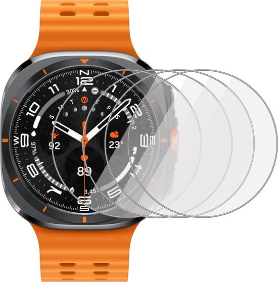 4x Screenprotector geschikt voor Samsung Galaxy Watch Ultra 47mm - Folie Screen Protector