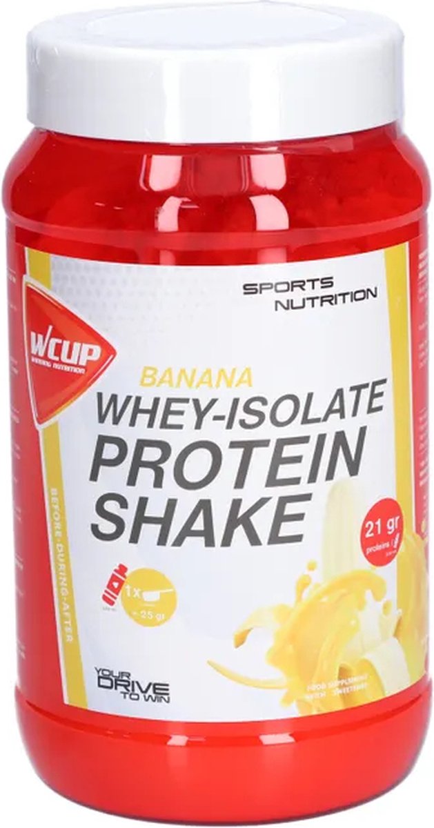 Goedkoopste WCUP Protein Shake Banaan 600gr