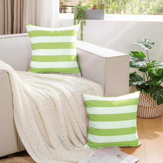 vidaXL 4 x kussens voor buiten, decoratief kussen voor de tuin, decoratief kussen voor terras, bankkussen, 60 x 40 cm, lichtblauw