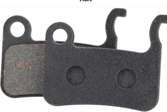 Hydraulische remblokken fatbike met bevestiging en splitpen voor Ebike, Mountainbike, Zoom, Logan, Izoom