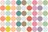18 kleuren - 19 mm - 270 stippen stickers