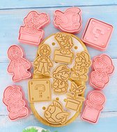 8 stuks koekjessnijders voor kinderen, cartoon-motief, koekjesvorm, fondant, uitsteekvormen voor kinderfeestjes