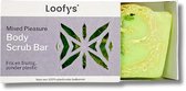 LOOFY'S - Lichaamsscrub + Lichaamszeep + Zeepbakje | Zeepblikje | Zeephouder - [ Mixed Pleasure ] Voor de Normale Huid - Plasticvrij & Vegan - Loofys