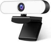 Webcam voor PC - Streaming Camera - Full HD - Wit met Zwart