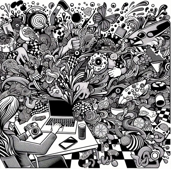 pop-art-zwart-wit-schilderij-zwart-wit-explosie-van-popart-een