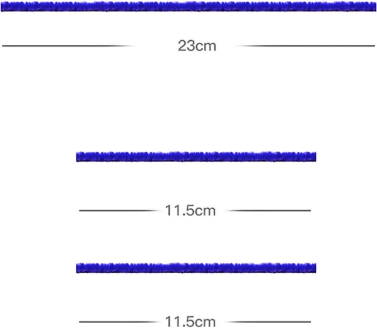 *** Viltstrips vervangers geschikt voor Dyson mondstuk - 3 strips voor V7, V8, V10 en V11 borstels - van Heble® ***